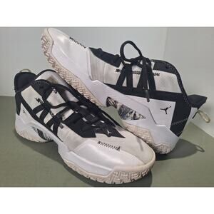 Air Jordan Westbrook One Take CW2457-100 White Black Sz 13 Basketball Shoes